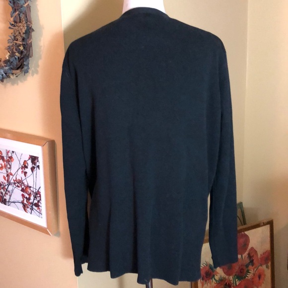 Vtg BOWLING AMF Munsingwear size XXL Cotton Cardigan Unisex Embroidered Logo - Picture 6 of 12